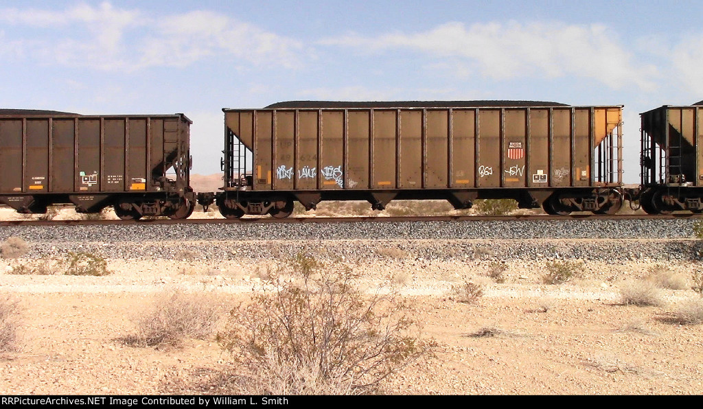 WB Unit Loaded Coal Frt at Erie NV W-Pshr -83